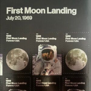 First Moon Landing 2019 Forever Stamps - 20 booklets